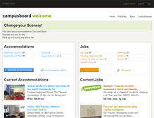 Tablet Screenshot of campusboard.at